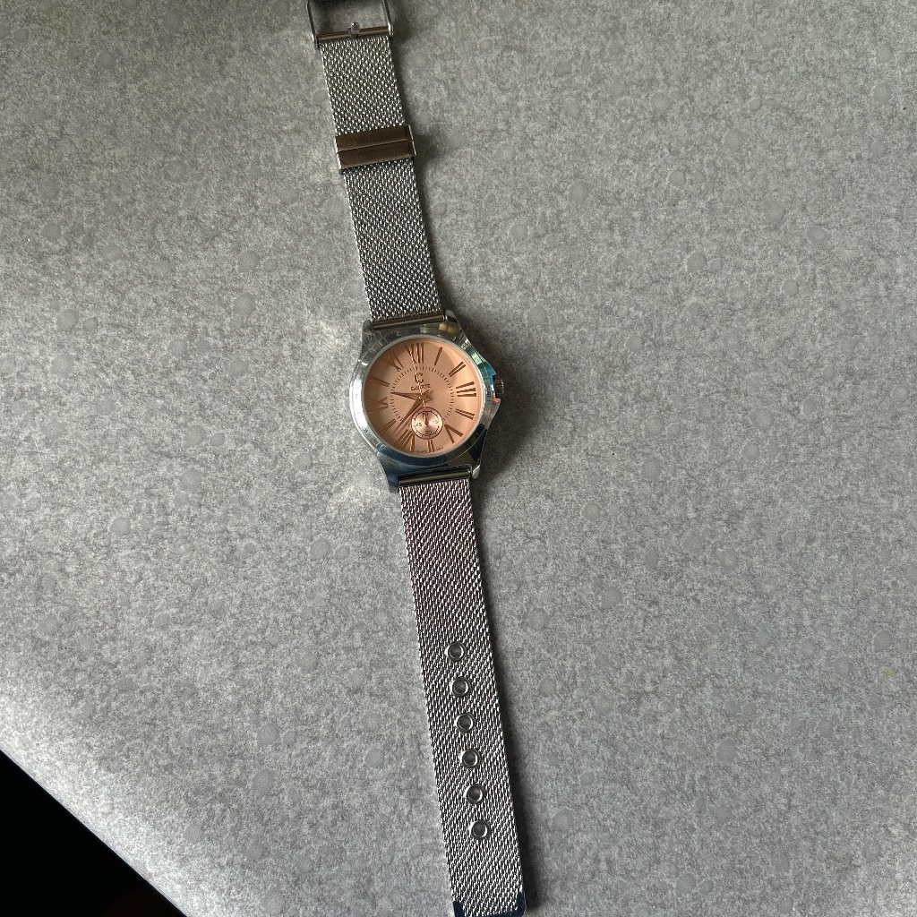 Silver Quartz Watch 12$